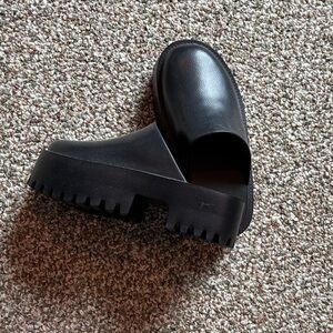 SHEIN Black Mules & Clogs